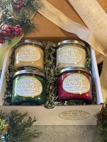 Happy Holiday- Gift Set 4 pack Candles