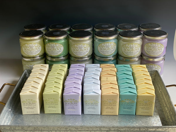 The Perfect Combo  Shea Soaps + 2 Dozen Spring/Summer Collection Candles